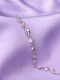 Brazalete de Corazon plateada