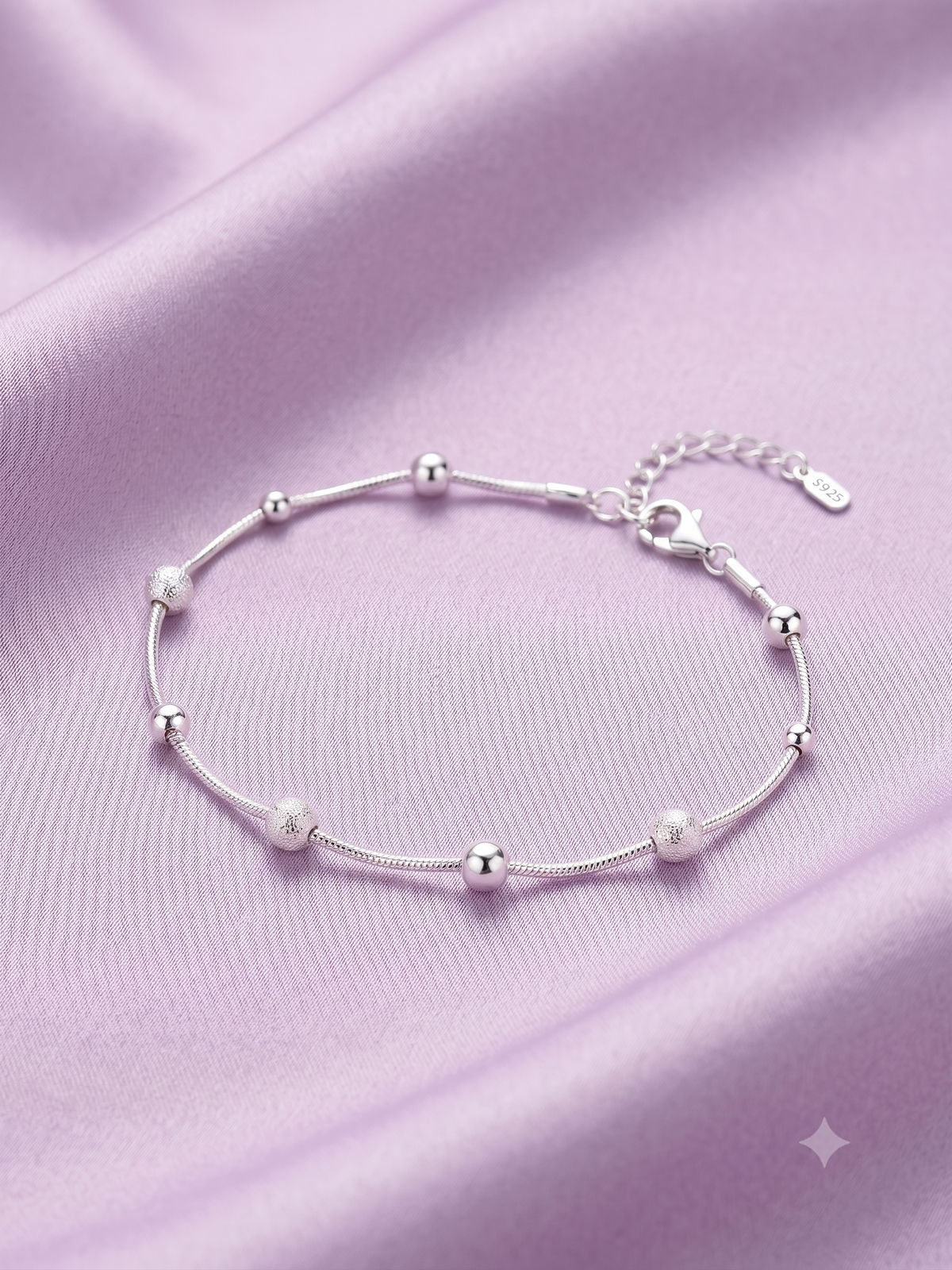 Pulsera de plata well